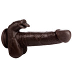Food-Grade Liquid Silicone Realistic Heated Thrusting Dildo with Tongue & Remote