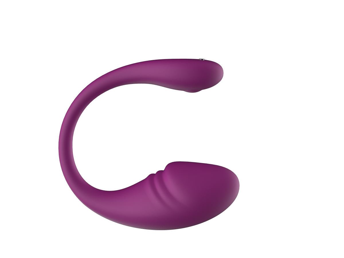 Purple Smart App-Controlled Wearable Silicone Vibrator