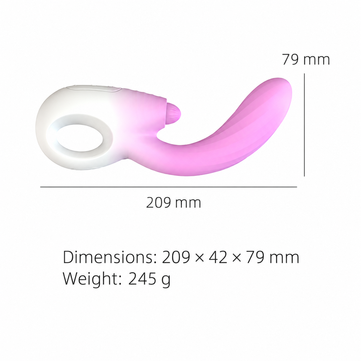 Smart App-Controlled Dual-Action Thrusting Vibrator