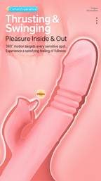 Fairy Wand Pink Heated Thrusting Vibrator