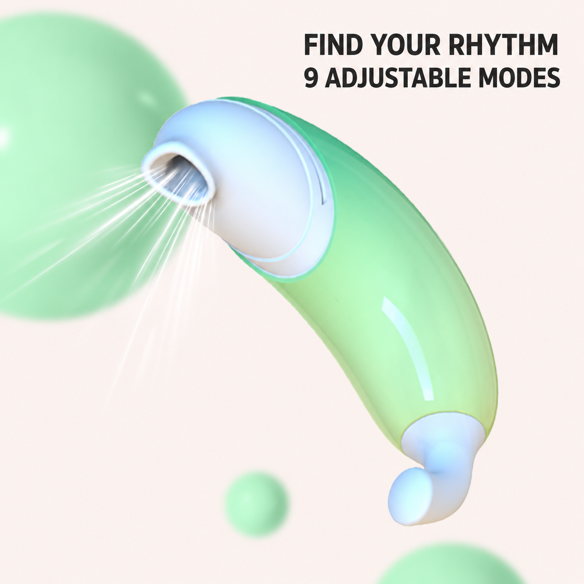 Curved C-Spot Suction Vibrator