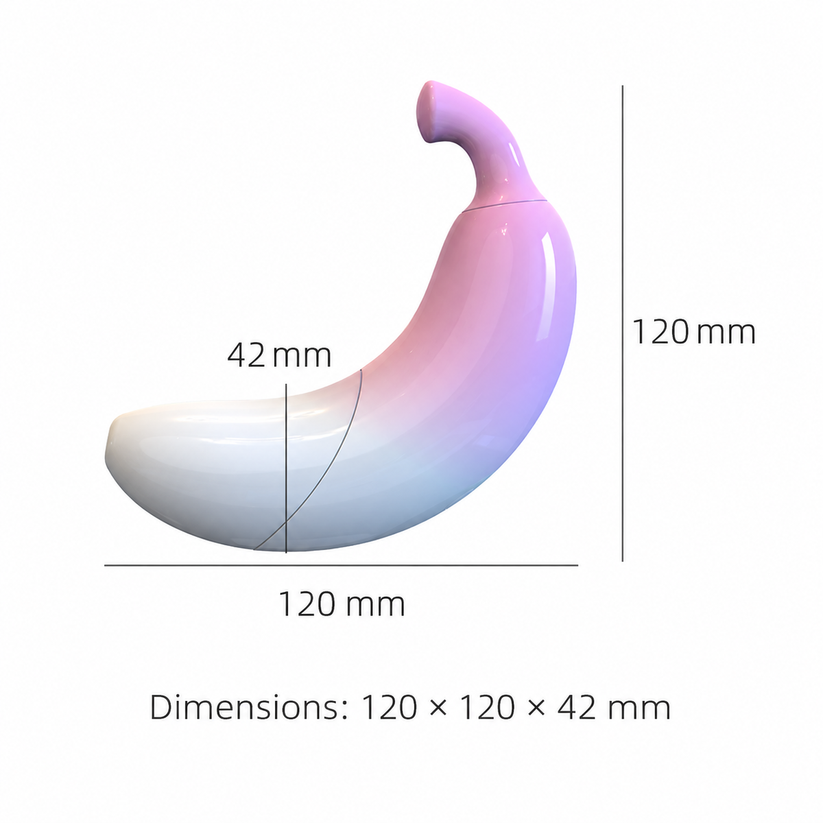 Curved C-Spot Suction Vibrator