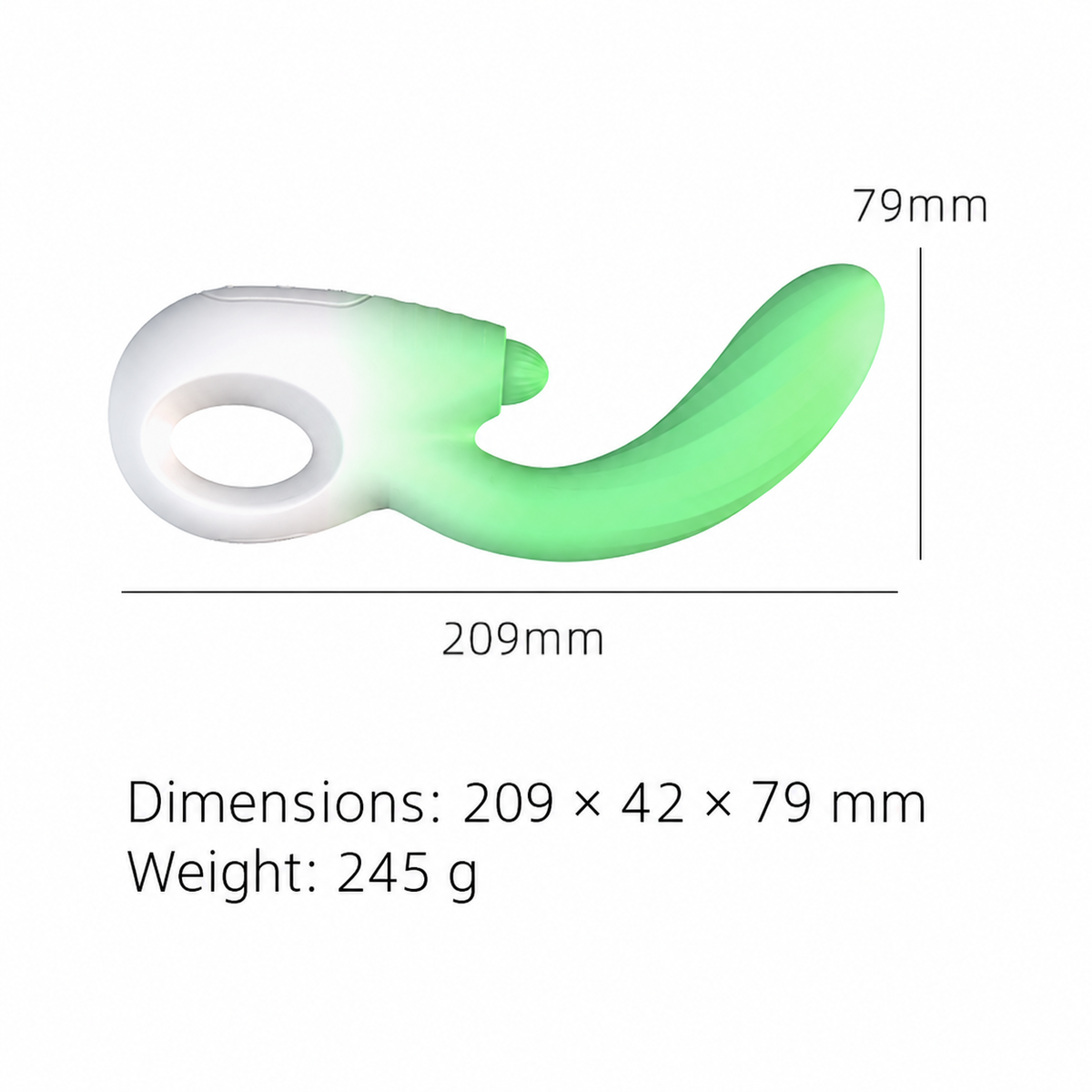 Smart App-Controlled Dual-Action Thrusting Vibrator