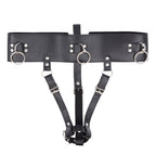 Leather O-Ring Harness Belt
