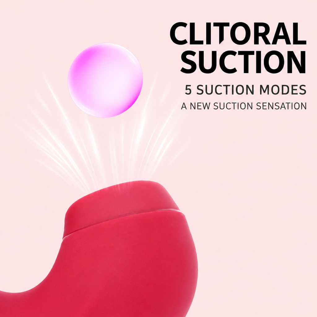 Premium Silicone & ABS Rabbit Vibrator | Heating & Suction