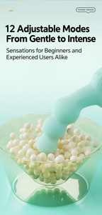 12 Adjustable Vibration Modes From Gentle to Intense