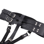 Leather O-Ring Harness Belt