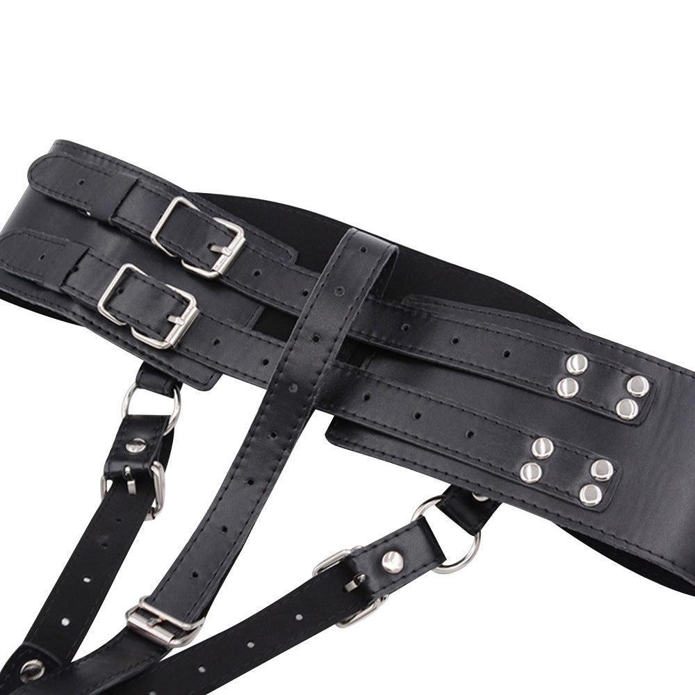 Leather O-Ring Harness Belt