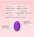 Dual-Stimulation Rabbit Vibrator with 7 Modes & USB Charging