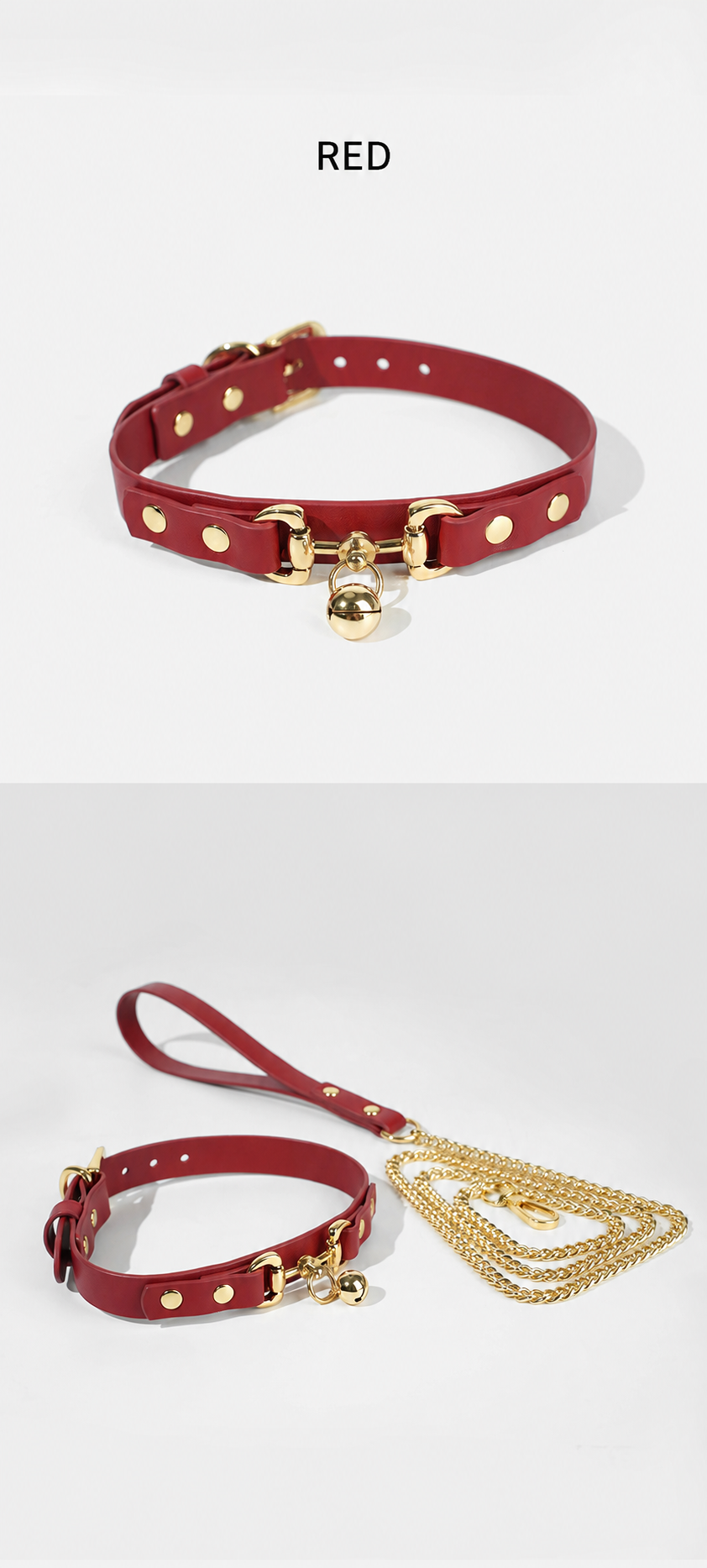 Bell collar size image showing 48 cm length, 2 cm width and 35 to 41 cm neck fit