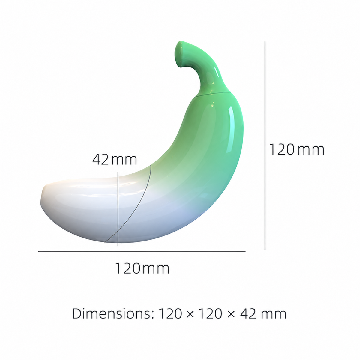 Curved C-Spot Suction Vibrator