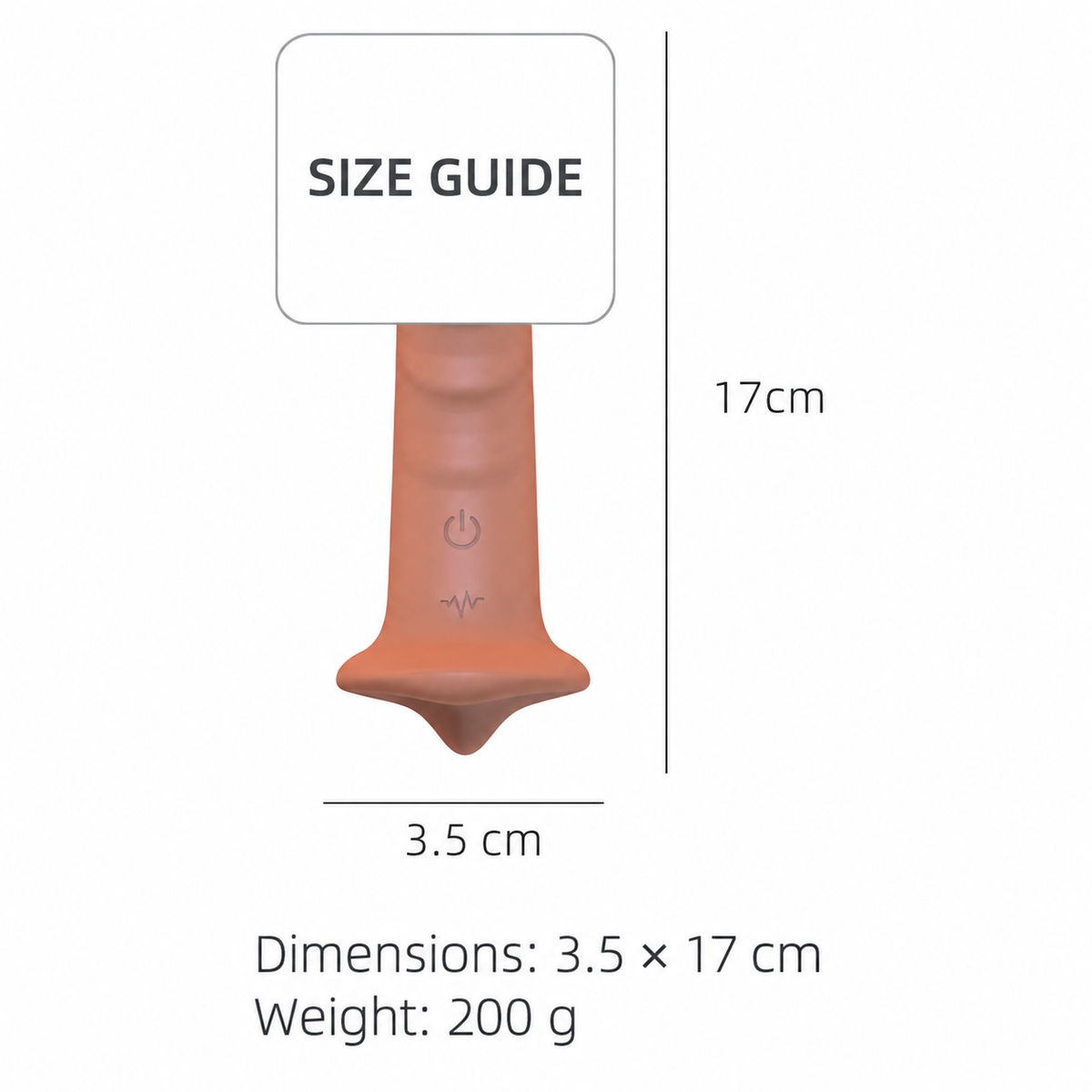 Smart App-Controlled Silicone Vibrating For Anal Plug