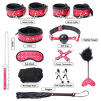 Complete Patent Leather Bondage Accessory Kit