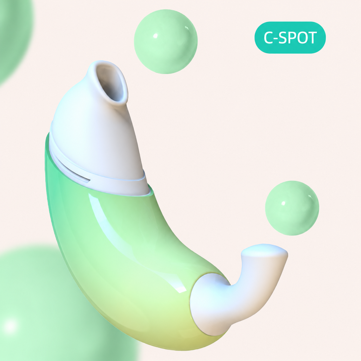 Curved C-Spot Suction Vibrator