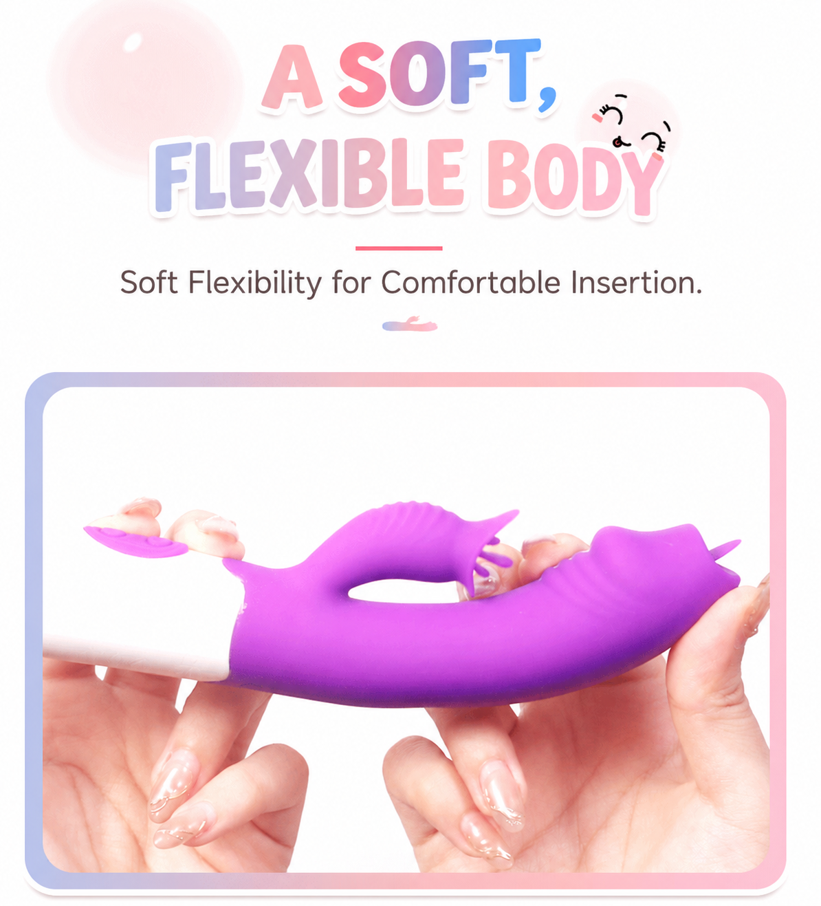 Ultra-Flexible Dual-Action Tongue Vibrator with 7 Modes & USB Charging