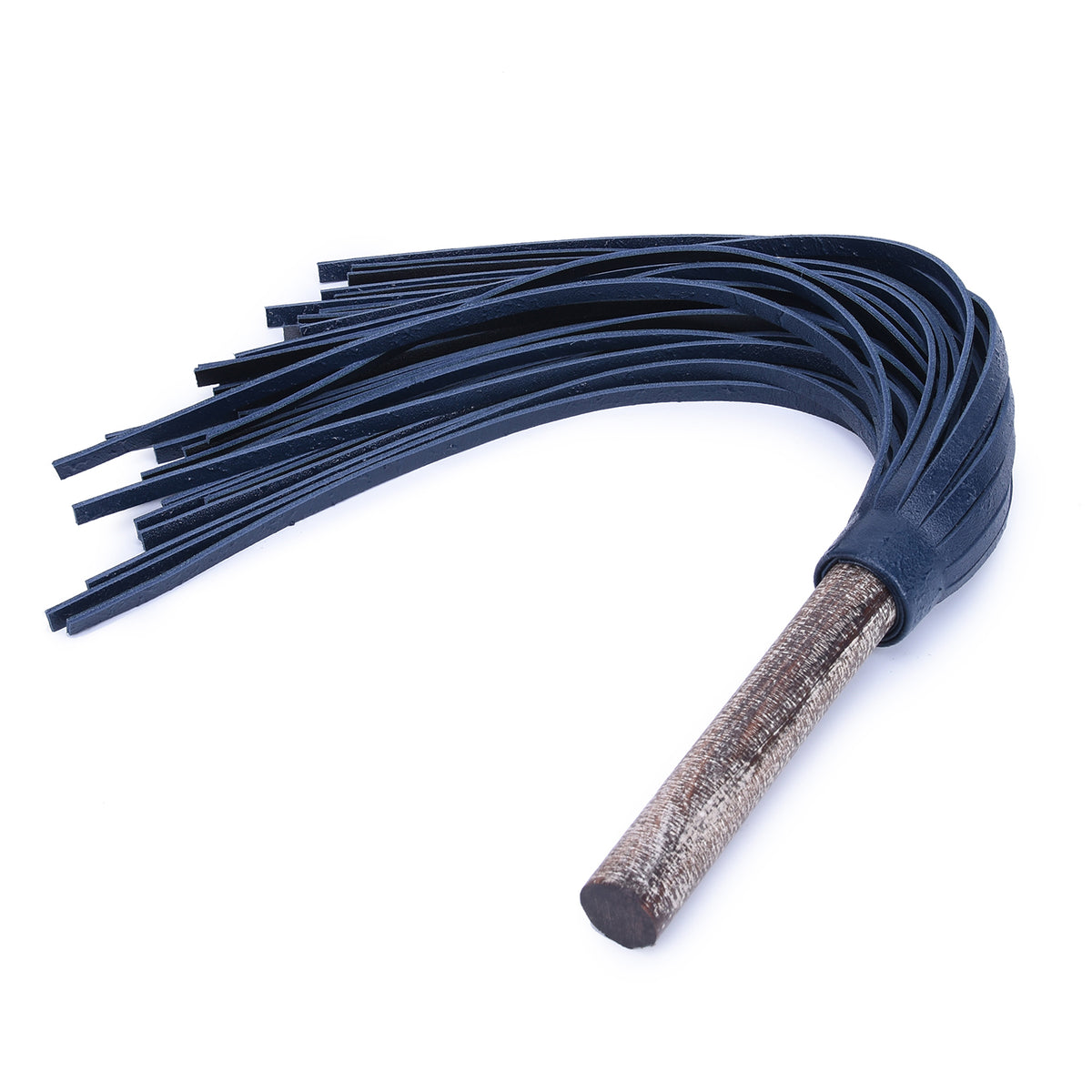 Luxury Midnight Multi-Tail Leather Flogger