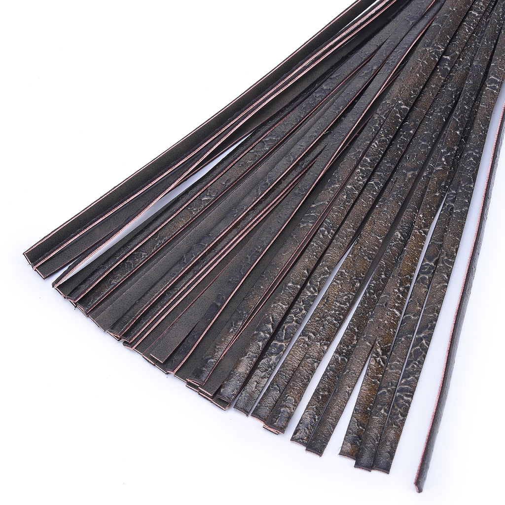 Luxury Midnight Multi-Tail Leather Flogger