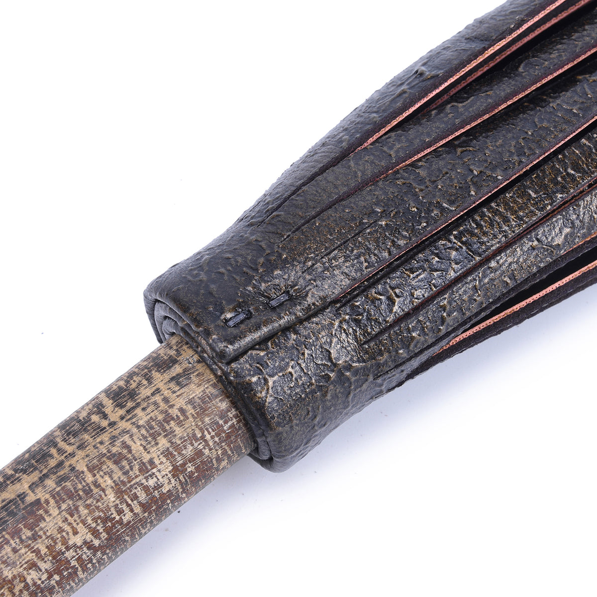 Luxury Midnight Multi-Tail Leather Flogger