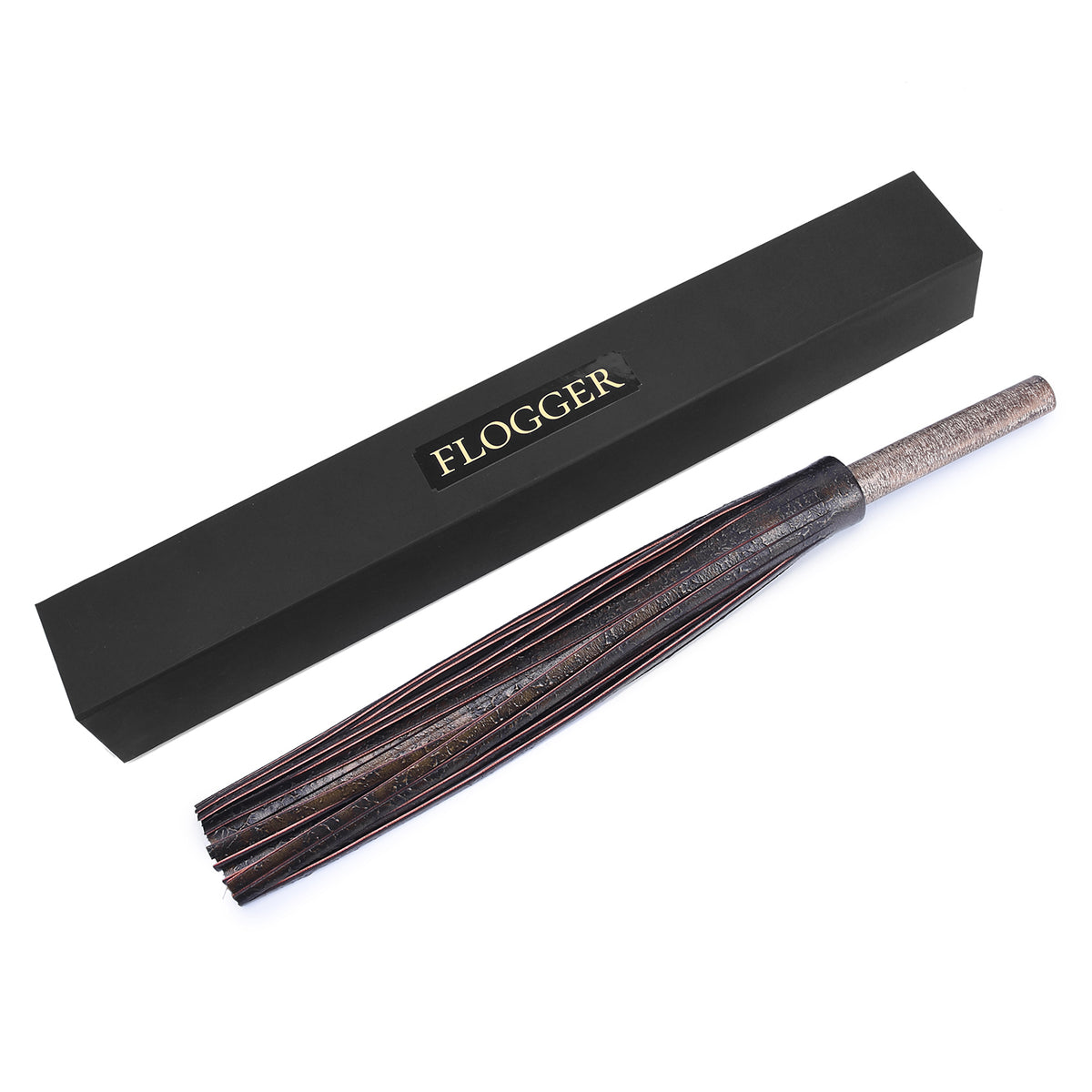 Luxury Midnight Multi-Tail Leather Flogger