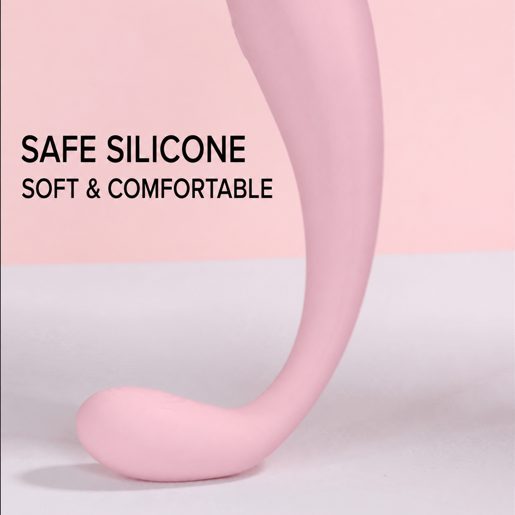 Ultra-Flexible Liquid Silicone Vibrator - 10 Modes & IPX7 Waterproof