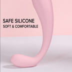 Ultra-Flexible Liquid Silicone Vibrator - 10 Modes & IPX7 Waterproof