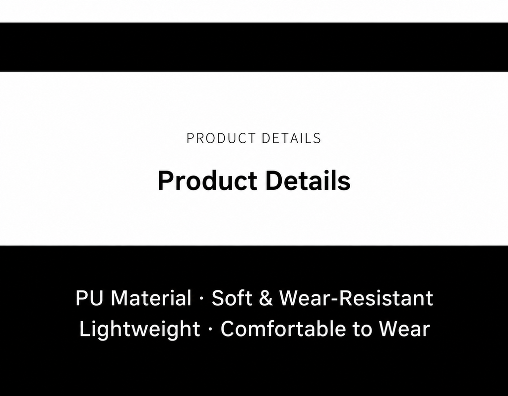 Soft lightweight and wear-resistant black PU leather material details