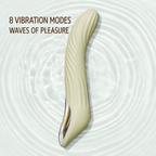 5D Spiral Heated Silicone Vibrator - 39°C Warming & 8 Modes