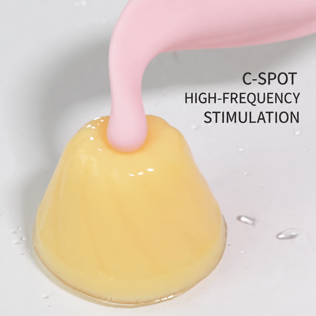 Ergonomic Pinpoint Clitoral & C-Spot Vibrator - 10 Modes Waterproof Wand