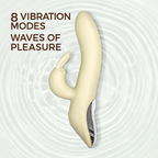 Heated Dual-Stimulation Rabbit Vibrator - 39°C Warming & Deep Tapping