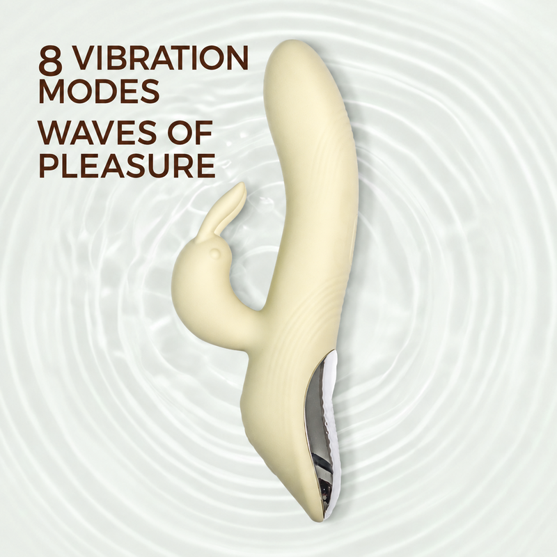 Heated Dual-Stimulation Rabbit Vibrator - 39°C Warming & Deep Tapping