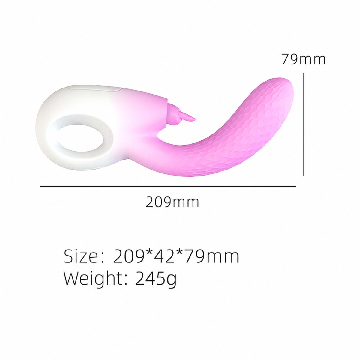App-Controlled Thrusting & Suction Rabbit Vibrator - 9 Modes Dual Stimulation Toy