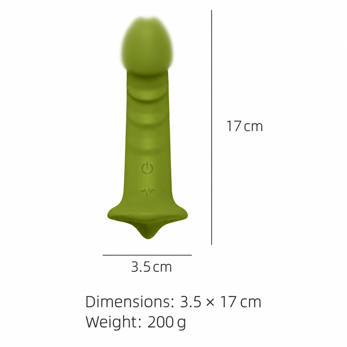 Smart App-Controlled Silicone Vibrating For Anal Plug