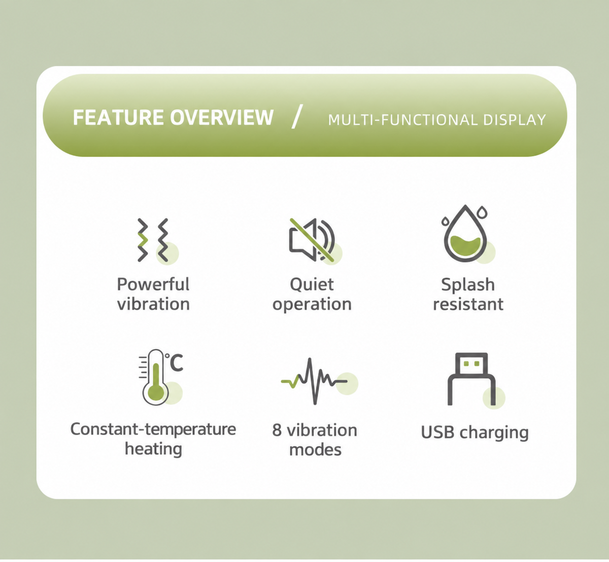 5D Spiral Heated Silicone Vibrator - 39°C Warming & 8 Modes