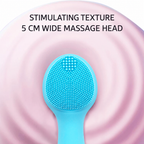 Dual-Purpose Facial Cleansing Brush & Vibrating Wand - 8 Modes