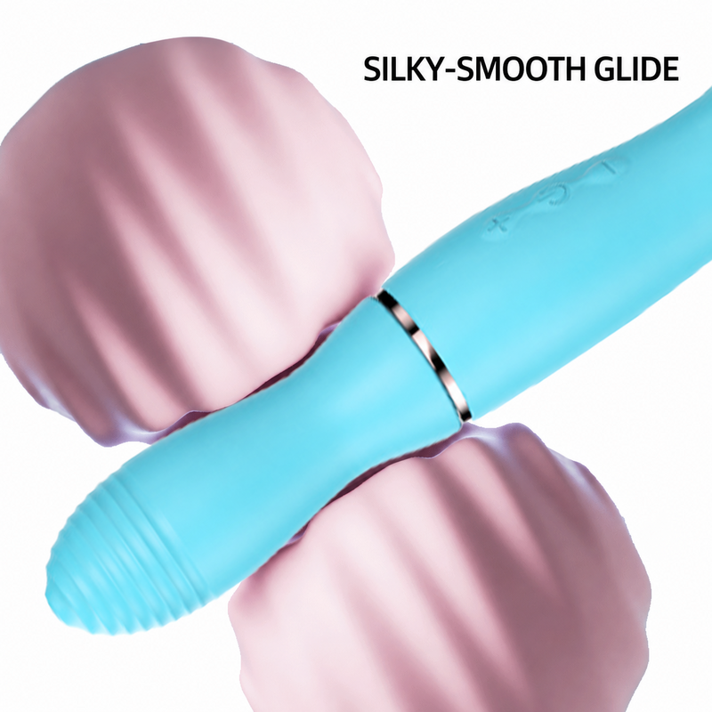 Dual-Purpose Facial Cleansing Brush & Vibrating Wand - 8 Modes
