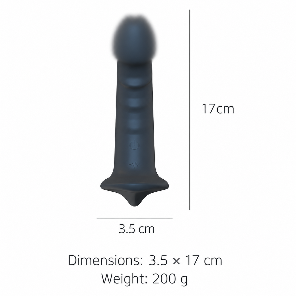 Smart App-Controlled Silicone Vibrating For Anal Plug