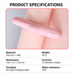 Targeted Clitoral & C-Spot Vibrator - 10 Modes Waterproof Silicone Toy
