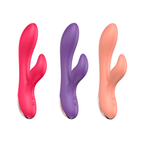 8-Mode Flexible Dual-Stimulation Rabbit Vibrator