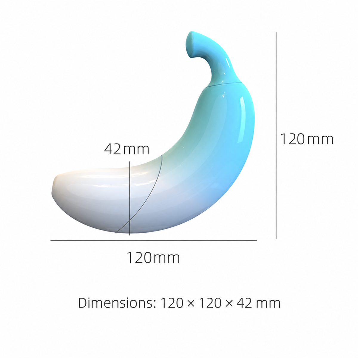 Curved C-Spot Suction Vibrator