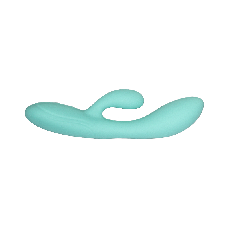 Dual-Stimulation Liquid Silicone  Vibrator - 10 Modes & IPX7 Waterproof