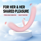 Premium Dual-Motor Liquid Silicone Vibrator - 10 Modes & IPX7 Waterproof
