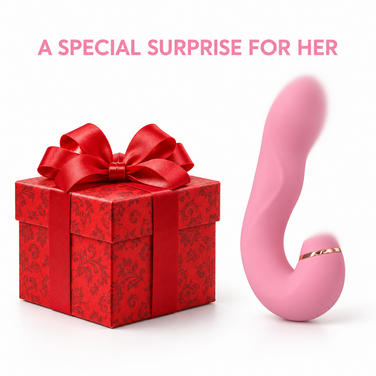 Wearable Dual Stimulation Vibrator | Suction, Tapping & Heating