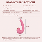 Wearable Dual Stimulation Vibrator | Suction, Tapping & Heating