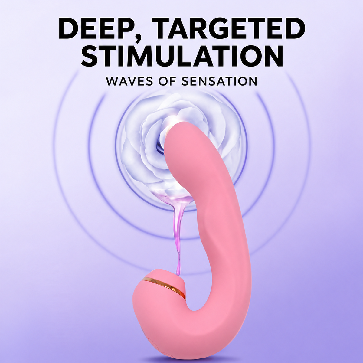 Wearable Dual Stimulation Vibrator | Suction, Tapping & Heating