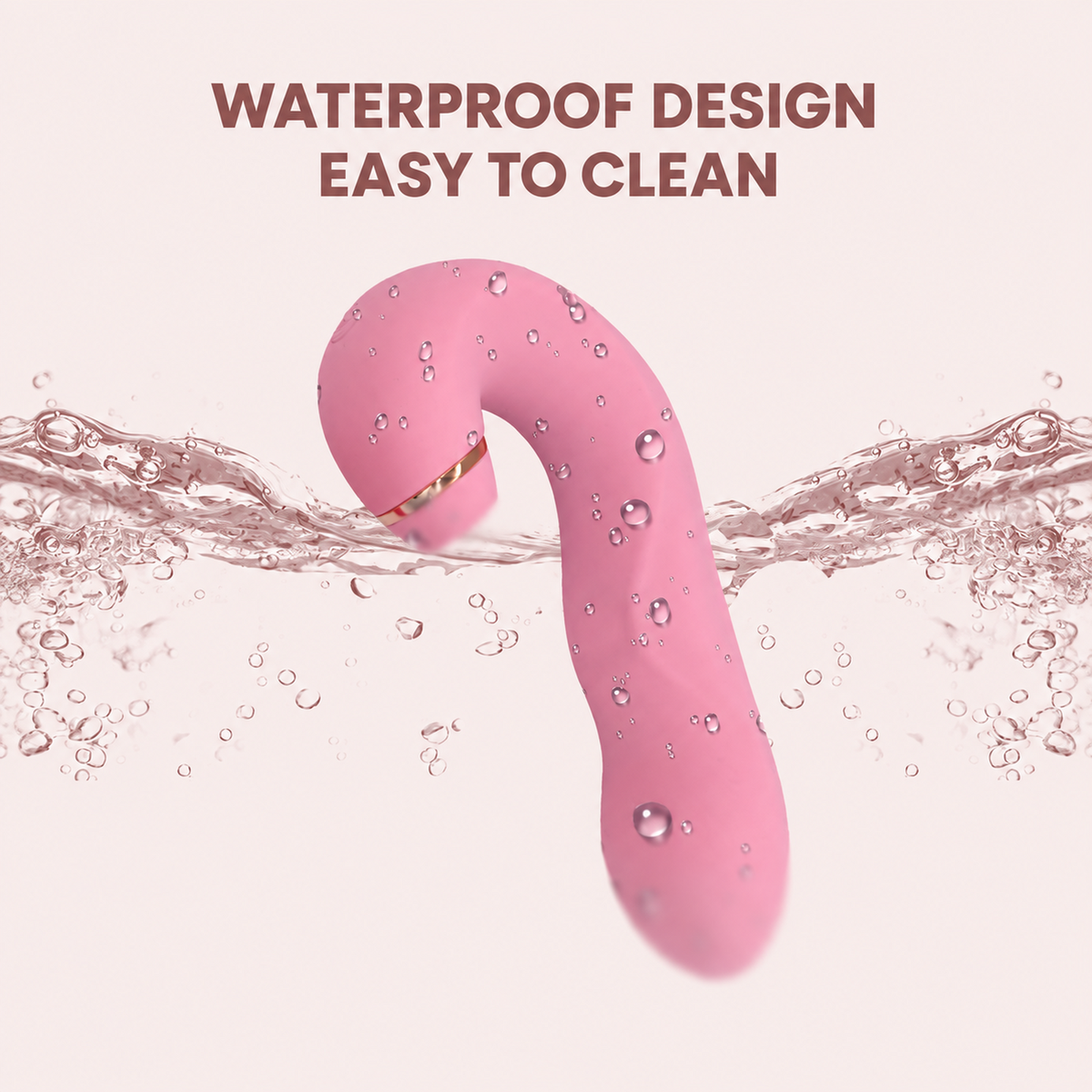Wearable Dual Stimulation Vibrator | Suction, Tapping & Heating
