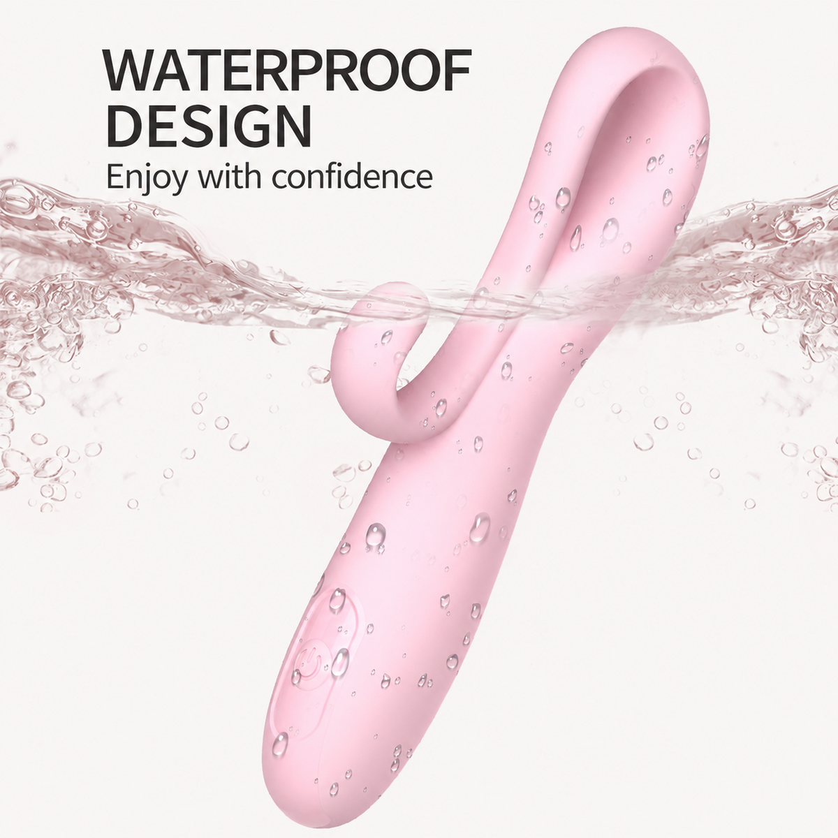 Targeted Clitoral & C-Spot Vibrator - 10 Modes Waterproof Silicone Toy