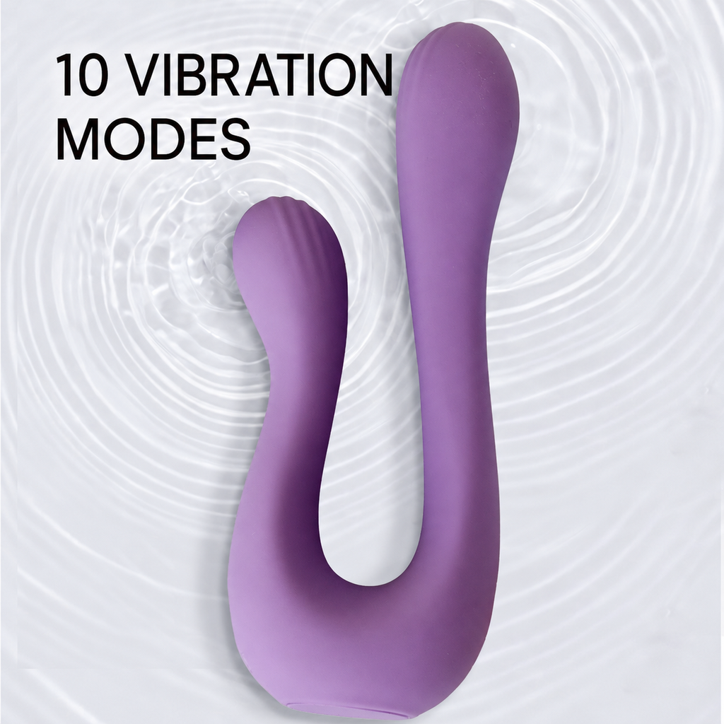 Silicone U-Shaped Dual Vibrator